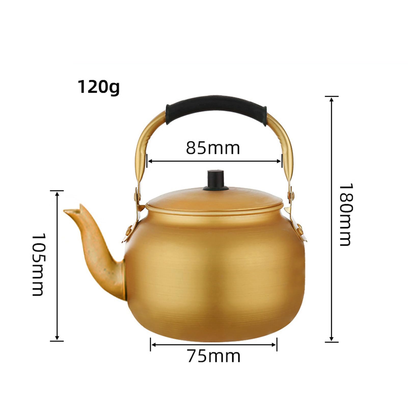 Amazon｜[LISHAwanzhu] 昔ながらのやかん1L 昔なつかし やかん 湯沸し